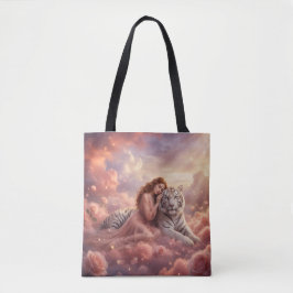 Weiße Himmelstiger-Fantasy-Tasche Tasche