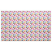 Weiße Hintergrundfarbe Polka Dots Muster Stoff (Yard (91,4 cm))