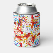 Weiße Hintergrundmuster für die Wasserfarbe Dosenkühler (Kanne Rückseite)