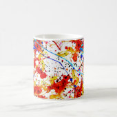 Weiße Hintergrundmuster für die Wasserfarbe Kaffeetasse (Mittel)