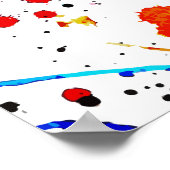 Weiße Hintergrundmuster für die Wasserfarbe Poster (Ecke)