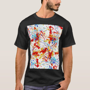 Weiße Hintergrundmuster für die Wasserfarbe T-Shirt
