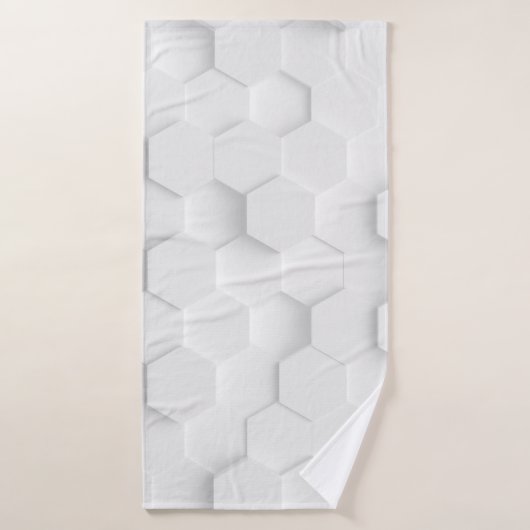 Weiße Hintergrundtextur. 3d Abbildung, 3d ing. Badehandtuch (Badehandtuch)
