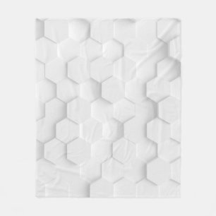 Weiße Hintergrundtextur. 3d Abbildung, 3d ing. Fleecedecke
