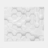 Weiße Hintergrundtextur. 3d Abbildung, 3d ing. Fleecedecke (Vorderseite (Horizontal))