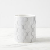Weiße Hintergrundtextur. 3d Abbildung, 3d ing. Kaffeetasse (Mittel)