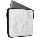 Weiße Hintergrundtextur. 3d Abbildung, 3d ing. Laptopschutzhülle (Vorne Rechts)