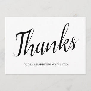 Weiße Hochzeit des Rosen-Gold  danken Ihnen Dankeskarte