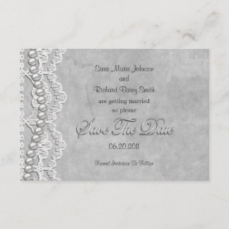 Weiße Hochzeit Einladung