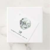 Weiße Hochzeit Geschenkanhänger (Beispiel)