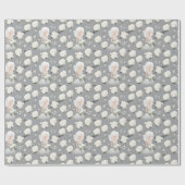 Weiße Hochzeit Geschenkpapier (Flach)