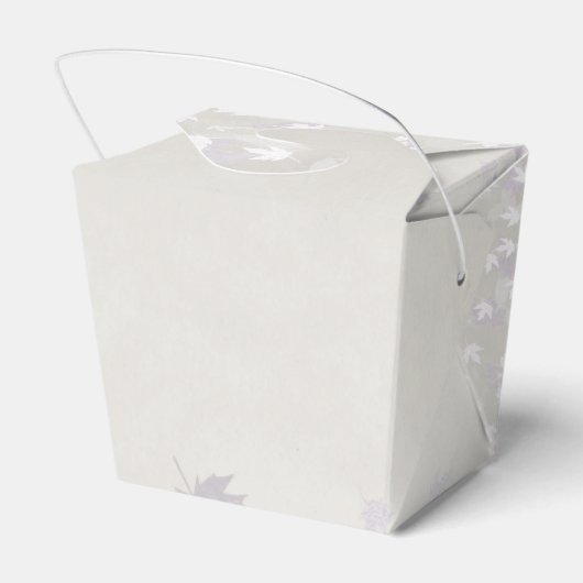 Weiße Hochzeit Geschenkschachtel (Rückseite)