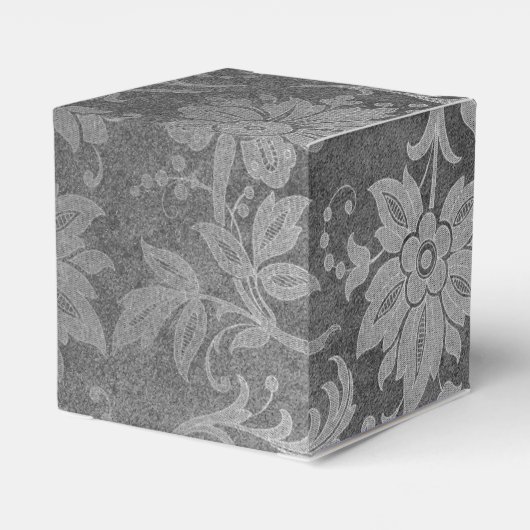 Weiße Hochzeit Geschenkschachtel (Rückseite)