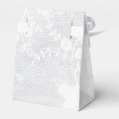 Weiße Hochzeit Geschenkschachtel (Rückseite)