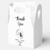 Weiße Hochzeit Geschenkschachtel (Geöffnet)