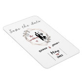 Weiße Hochzeit Magnet (Rechte Seite)