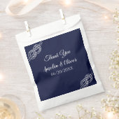 Weiße Hochzeit und Hochzeit der Nautik Geschenktütchen (Ausgeschnitten)