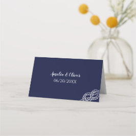 Weiße Hochzeit und Hochzeit der Nautik Platzkarte