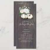 Weiße Hochzeiten im Herbst Programm (Vorne/Hinten)