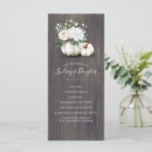 Weiße Hochzeiten im Herbst Programm (Stehend Vorderseite)