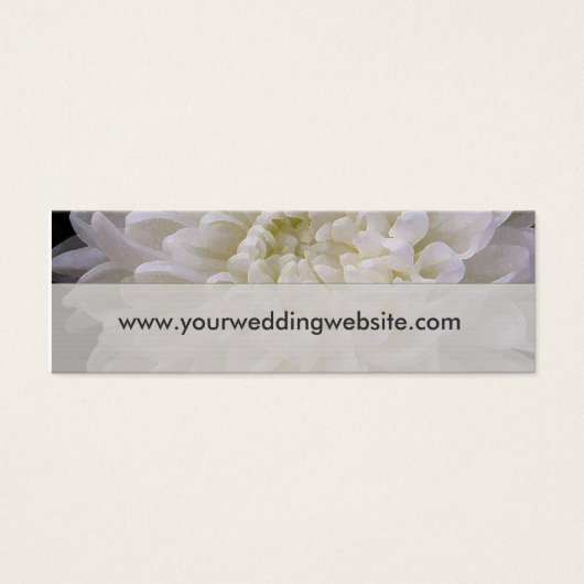 Weiße Hochzeitskarten (Vorderseite)