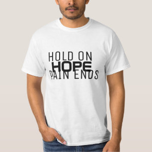 Weiße Hoffnung motivierend T-Shirt