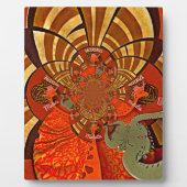 Weiße Höhen: Schönes, sonniges Giraffe Afrikanisch Fotoplatte (Vorderseite)