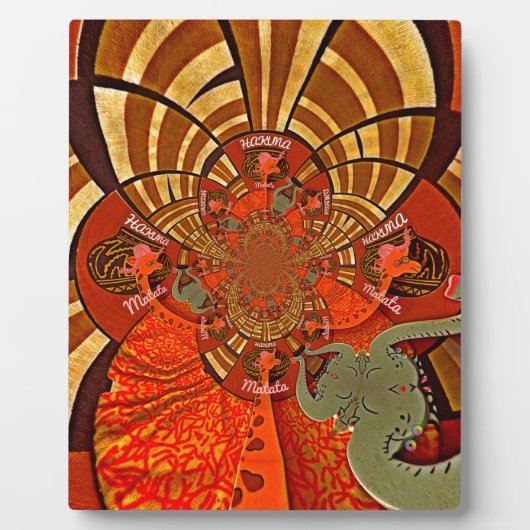 Weiße Höhen: Schönes, sonniges Giraffe Afrikanisch Fotoplatte (Vorderseite)