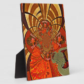 Weiße Höhen: Schönes, sonniges Giraffe Afrikanisch Fotoplatte (Seite)