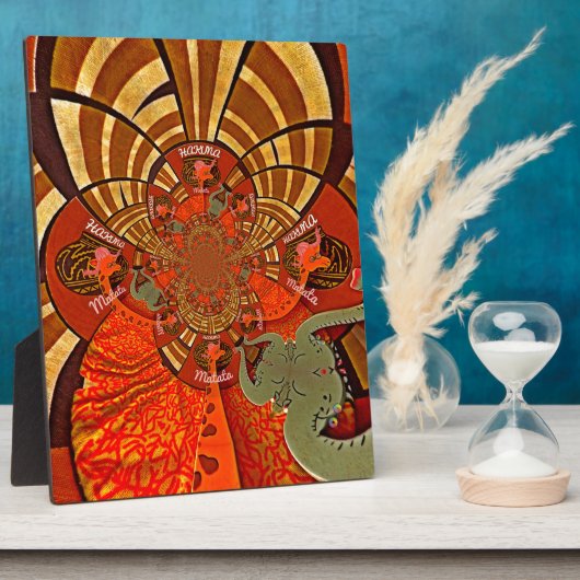 Weiße Höhen: Schönes, sonniges Giraffe Afrikanisch Fotoplatte (Seite)