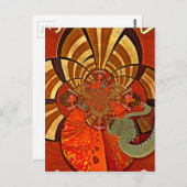 Weiße Höhen: Schönes, sonniges Giraffe Afrikanisch Postkarte (Vorne/Hinten)