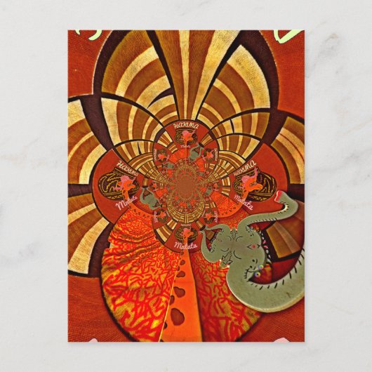 Weiße Höhen: Schönes, sonniges Giraffe Afrikanisch Postkarte (Vorderseite)