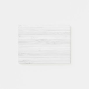 Weiße Holz Minimal Shabby Chic Post-it Klebezettel