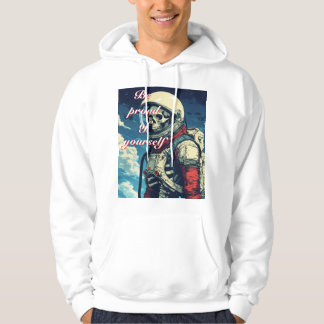 Weiße Hoodie