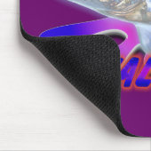 Weiße Hornhautflecke Mousepad (Ecke)