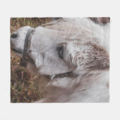 WEISSE HORSE FLEECEDECKE (Vorderseite (Horizontal))