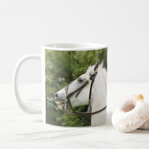 WEISSE HORSE KAFFEETASSE