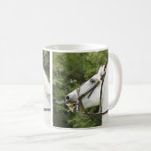 WEISSE HORSE KAFFEETASSE (VorderseiteRechts)
