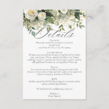 Weiße Hortensien-Rosen-Blumen-Grün-Hochzeit