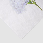 Weiße Hortensienblüten Floral Vintage Seidenpapier (Ausschnitt)
