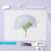 Weiße Hortensienblüten Floral Vintage Seidenpapier (Handwerk)
