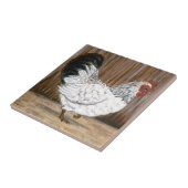 Weiße Huhn-Keramik-Fliese Fliese (Seite)