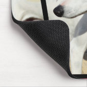 Weiße Hunde Abmessungen Art, Mousepad (Ecke)