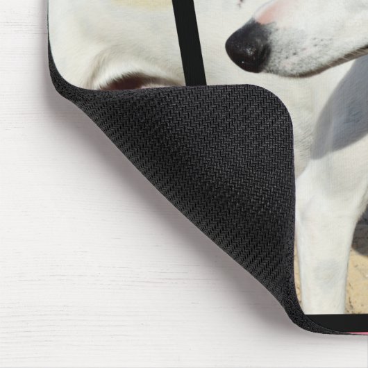 Weiße Hunde Abmessungen Art, Mousepad (Ecke)