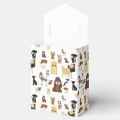 Weiße Hunde Geschenkschachtel (Geöffnet)
