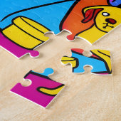 Weiße Hunde Puzzle (Seite)