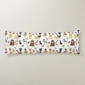 Weiße Hunde Seitenschläferkissen (Rückseite)