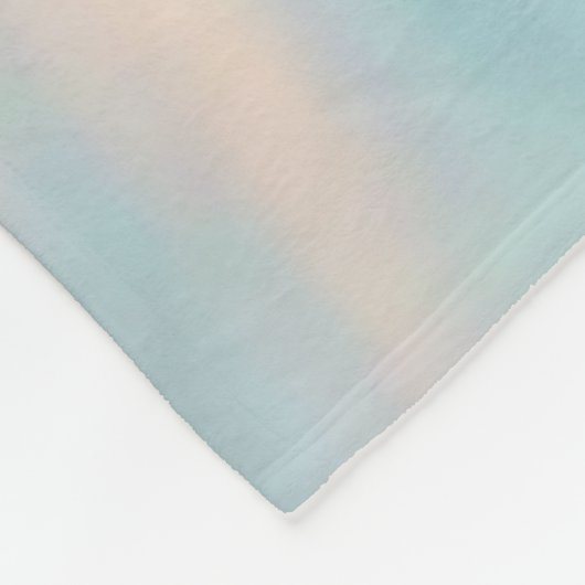 Weiße Hundedecke Fleecedecke (Ecke)