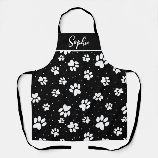 Weiße Hundekuh Schürze (Vorderseite)