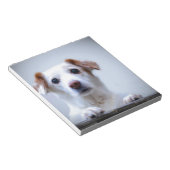 Weiße Hündin. Eine solche Süsse. Notizblock (angewinkelt)